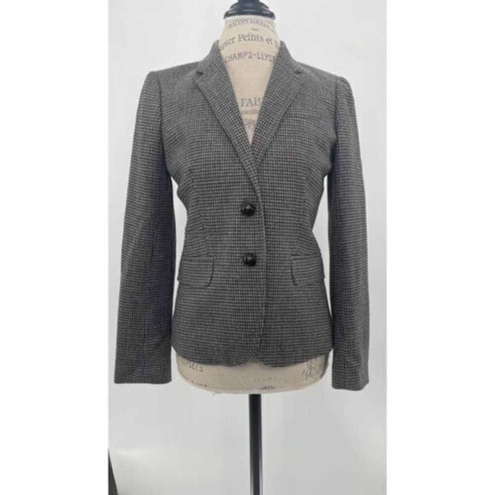 J.CREW Schoolboy Tweed Plaid Double button Blazer US 4